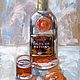Картина маслом натюрморт с бутылкой Коньяк. Картины. Картины Оксаны Золотовой (ZolotovaOksana). Ярмарка Мастеров.  Фото №4