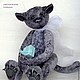 плюшевый котей  "Матвейка". Мягкие игрушки. Савинова Светлана (svet999). Ярмарка Мастеров.  Фото №4