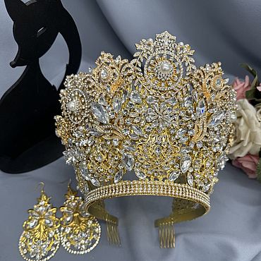 Украшения ручной работы. Ярмарка Мастеров - ручная работа Корона. Handmade.