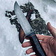 Knife made of Damascus steel 'Fox'. Knives. zlathunter. My Livemaster. Фото №4