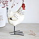 Chicken Provence made of concrete with painting on metal legs, Figurines, Azov,  Фото №1