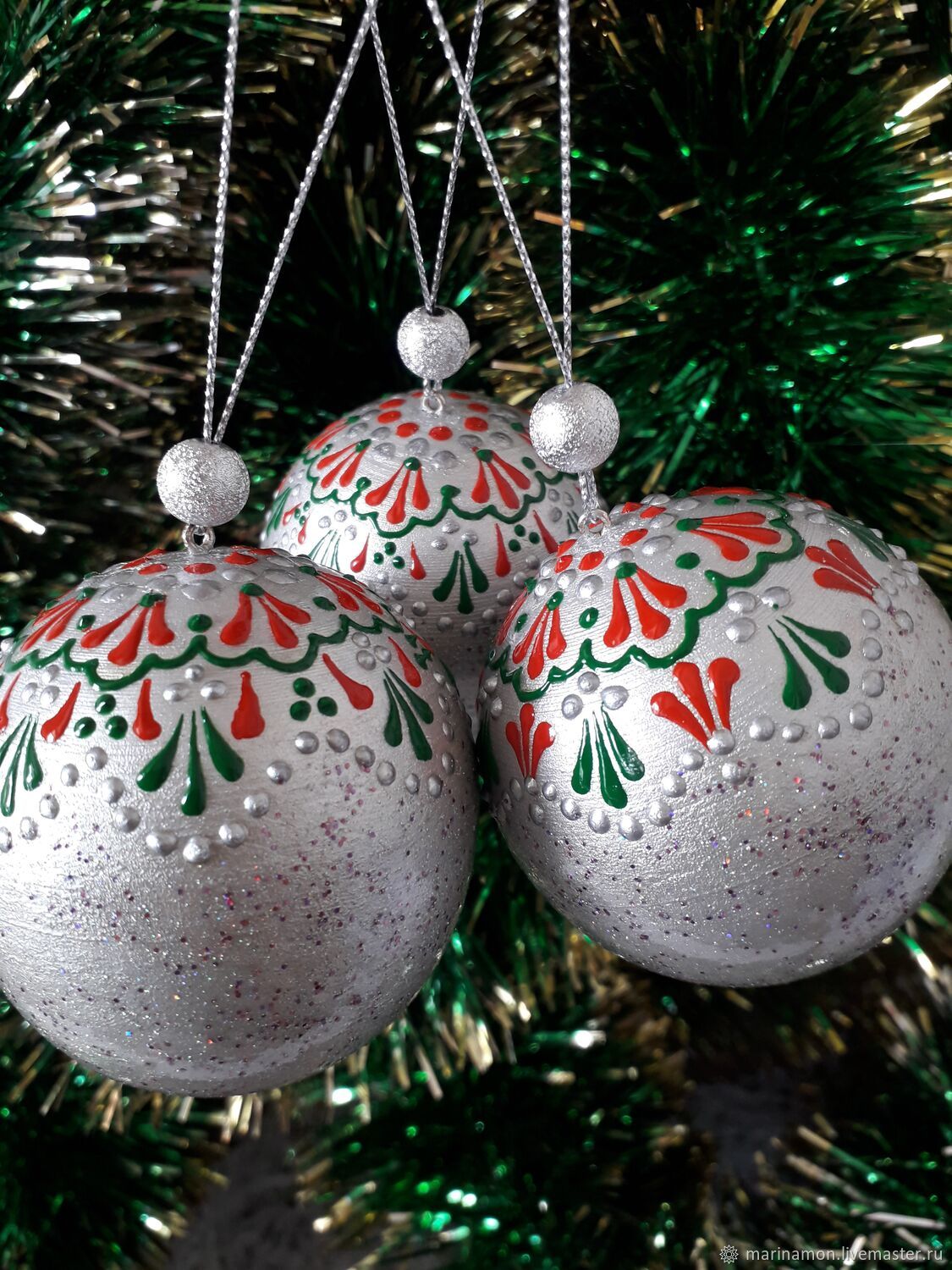 Новогодние шары плоские/украшения на елку шар /елочные шары