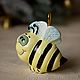 Christmas toy - bee on the tree :). Christmas decorations. Porcelain story. Online shopping on My Livemaster.  Фото №2