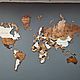  Карта мира. Карты мира. Wooden3Dmap. Ярмарка Мастеров.  Фото №5