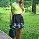 Order Skirt Alice in Wonderland ON BLACK. SLAVYANKA. Livemaster. . Skirts Фото №3