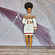 Вязаное платье для куклы Барби, Одежда для кукол, Москва,  Фото №1