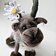 Billy - goat. Stuffed Toys. Crochet patterns by Ermak Elena. My Livemaster. Фото №4
