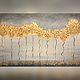 Order Large abstract painting 'Golden forest' in light colors with gilding. Jenyartstudio. Livemaster. . Pictures Фото №3