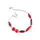 Necklace of agates on a chain red 'Cherry jam' beads. Necklace. Irina Moro. My Livemaster. Фото №4