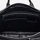 Bag-briefcase made of embossed crocodile skin, in black. Brief case. SHOES&BAGS. My Livemaster. Фото №6