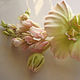 Order Silk flowers. Decoration brooch pin WHITE ORCHID. Irina Vladi. Livemaster. . Brooches Фото №3
