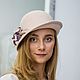 Шляпка Нежный зефир. Шляпы. Lagutina Millinery. Ярмарка Мастеров.  Фото №4
