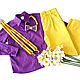 Костюм для мальчика "Стиляги" фиолетово-желтый. Блузки и рубашки. 12 кг Счастья (Катерина Пешкова). Ярмарка Мастеров.  Фото №5