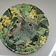 Винтаж: 83. тарелка номерная заяц  HIDING IN THE PRIMROSES ROYAL DOULTON, Тарелки декоративные винтажные, Энгельс,  Фото №1