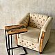 Side table made of slabs 'Lecto MID'. Tables. Mebel na zakaz U.LOFT. My Livemaster. Фото №4
