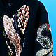 Winter sweatshirt with embroidery hoodie with snake warm sweatshirt oversize. Sweatshirts. Karina-bro. My Livemaster. Фото №6