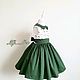 Платье "Felice" цветущая зелень. Платье. Little___dress. Интернет-магазин Ярмарка Мастеров.  Фото №2