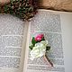 Заказать Бутоньерка с эустомой и розой "Нежность" в стиле "Рустик"из фоамирана. Yalita Rose - Цветы из фоамирана. Ярмарка Мастеров. . Бутоньерки Фото №3