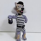 Куклы и игрушки handmade. Livemaster - original item felt toy: Strong Wolf. Handmade.