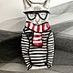 Брошь Кот  Иннокентий. Брошь-булавка. Наталья Стасюк. Ярмарка Мастеров.  Фото №7