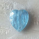 Аквамарин сердце 11*12.5 (+-0.2) мм. Кабошоны. Zabaykalye-gem. Интернет-магазин Ярмарка Мастеров.  Фото №2