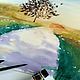 Pintura con campo de sol y madera en la sala de estar en estilo clásico. Pictures. Olga Ermakova art (olga-ermakova). My Livemaster. Фото №6