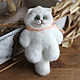 Pocket soft toy cat Fluffy. Stuffed Toys. handmade toys by Mari (handmademari). My Livemaster. Фото №4