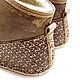 Ботильоны зимние "Brown in Gold". Ботильоны. ELKOVA  Дизайнерская обувь. Ярмарка Мастеров.  Фото №4