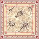Шейный шелковый платок в цвете белое золото "Балет". Платки. Ginkgo Scarfs (ginkgoscarfs) Шелковые платки  (ginkgoscarfs). Ярмарка Мастеров.  Фото №5