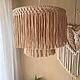 Абажур / люстра макраме. Люстры. home_macrame (Лидия Юшкова). Интернет-магазин Ярмарка Мастеров.  Фото №2