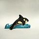Wooden toy souvenir Killer whale on the wave. Play sets. Shop Oleg Savelyev Sculpture (Tallista-1). My Livemaster. Фото №4