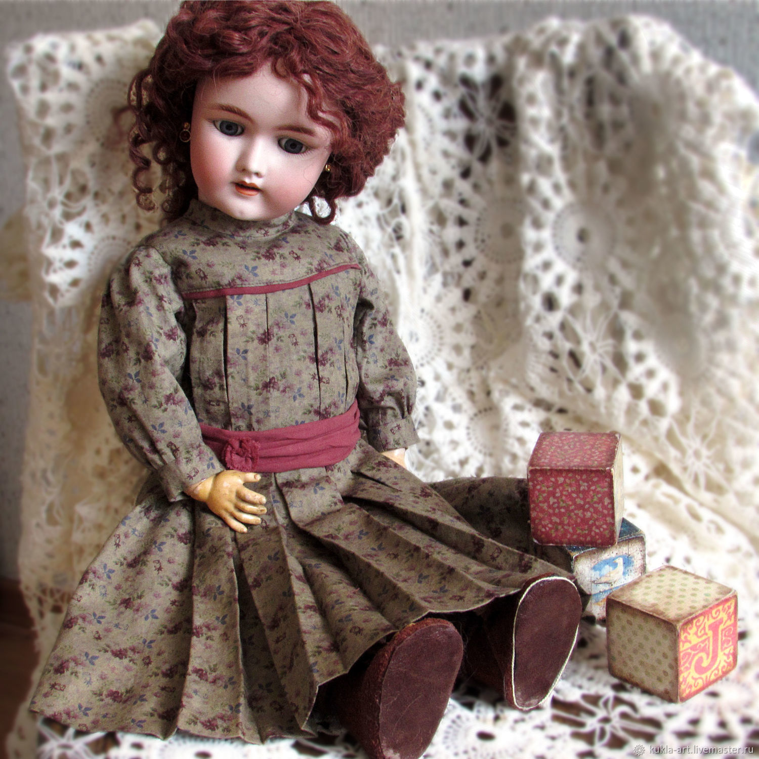 antique doll clothes