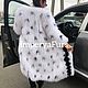 Шуба из песца на вязке в стиле FENDI!. Шубы. YANA KRAFT BRAND. Интернет-магазин Ярмарка Мастеров.  Фото №2