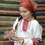 Барановский платок красный