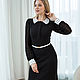 Dress 'Svetlana' black. Dresses. Designer clothing Olesya Masyutina. My Livemaster. Фото №5