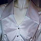 Shirt female office white 'Constance'. Blouses. Lana Kmekich (lanakmekich). My Livemaster. Фото №6