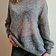 Knitted jumper in grey. Jumpers. Knitted with love. My Livemaster. Фото №4