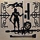 Флюгер на крышу "Рыцарь". Флюгер. Arno Metal Decor. Интернет-магазин Ярмарка Мастеров.  Фото №2