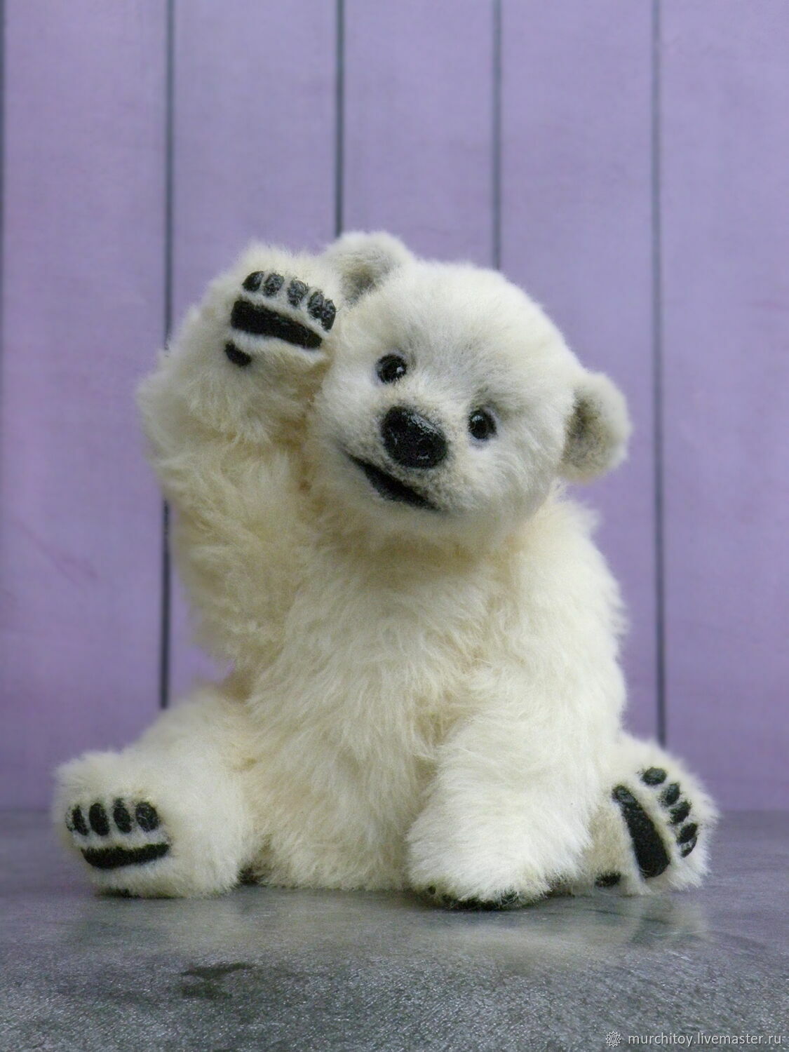 Полярный медвежонок Илюшка купить в интернет-магазине Ярмарка Мастеров ...