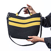 Сумки и аксессуары handmade. Livemaster - original item Women`s large, summer bag made of cotton cord.. Handmade.