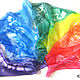 Silk scarf 'rainbow' batik, Scarves, Slavsk,  Фото №1