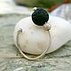Кольцо, лава вулканическая "Минималисм". Кольца. Innocenti Jewelry. Интернет-магазин Ярмарка Мастеров.  Фото №2