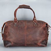 Кожаная дорожная Сумка Duffle Brown