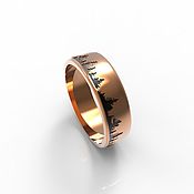 Свадебный салон handmade. Livemaster - original item Wedding ring 