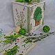 The box and the Board 'Provence herbs'. Jars. Klukva ( decoupage). My Livemaster. Фото №4