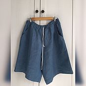 Одежда handmade. Livemaster - original item Men`s linen shorts. Handmade.