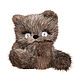 Заказать  Котенок Тедди игрушка из натурального меха норки. Holich Toys Наталья Холкина. Ярмарка Мастеров. . Подарки на 8 марта Фото №3