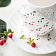 Cherry dessert... Cup handmade ceramics. Mugs and cups. JaneCeramics. Online shopping on My Livemaster.  Фото №2
