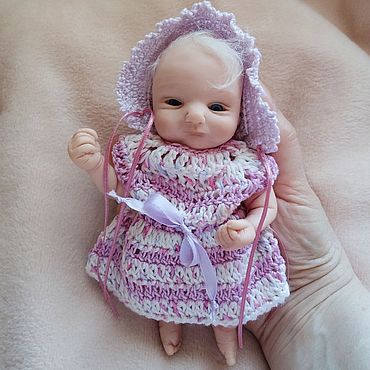Куклы и игрушки ручной работы. Ярмарка Мастеров - ручная работа Куклы Reborn: Мини Реборн младенец кукла девочка ручной работы 16 см. Handmade.