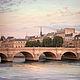 Париж фото картины для интерьера. Городской пейзаж в пастельных тонах – Архитектура Парижа Квадратная фотокартина на стену. Eлена Ануфриева